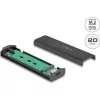 Delock Külső USB Type-C  20 Gbps kombinált ház M.2 NVMe PCIe vagy SATA SSD eszközhöz - szerszám mentes