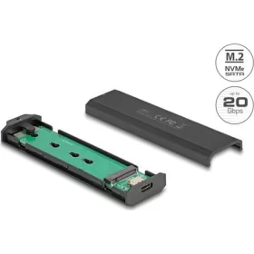   Delock Külső USB Type-C  20 Gbps kombinált ház M.2 NVMe PCIe vagy SATA SSD eszközhöz - szerszám mentes