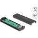Delock Külső USB Type-C  20 Gbps kombinált ház M.2 NVMe PCIe vagy SATA SSD eszközhöz - szerszám mentes