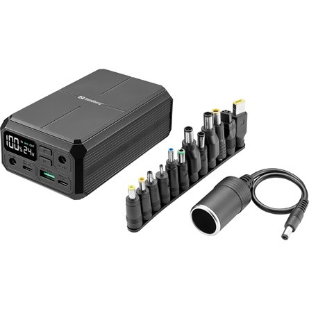 Sandberg Laptop PD100W 27000mAh powerbank fekete