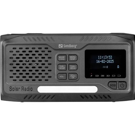 Sandberg Survivor DAB Radio All-in-1 4500 hordozható 1.0 rádió