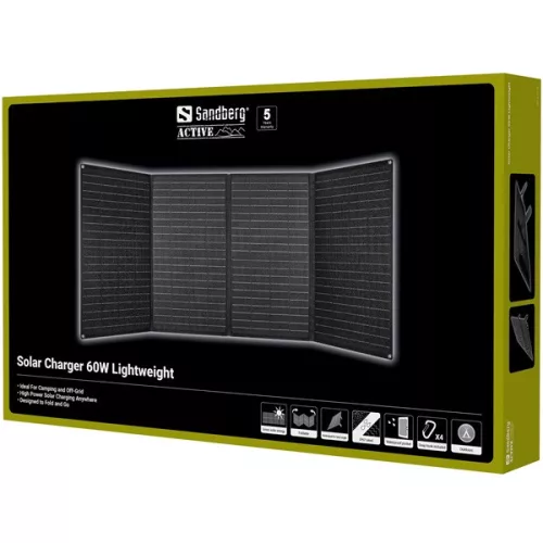 Sandberg Napelem - Solar Charger 60W Lightweight