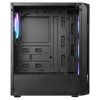 Everest Számítógépház - X-RACER (fekete; üveg; ATX; alsó táp; 4x120mm RGB, 1xUSB3.0 + 2xUSB2.0)