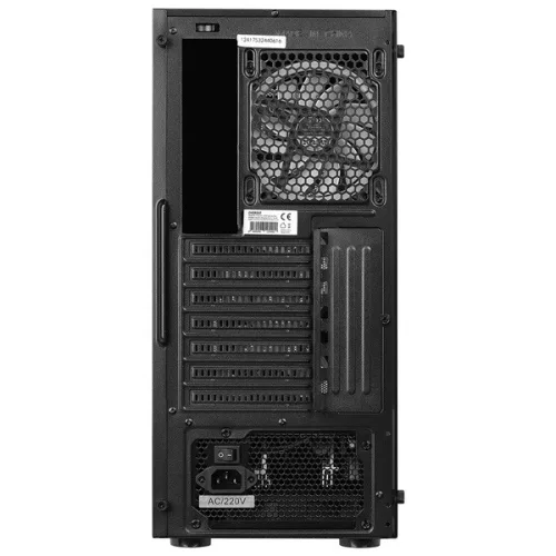 Everest Számítógépház - X-RACER (fekete; üveg; ATX; alsó táp; 4x120mm RGB, 1xUSB3.0 + 2xUSB2.0)