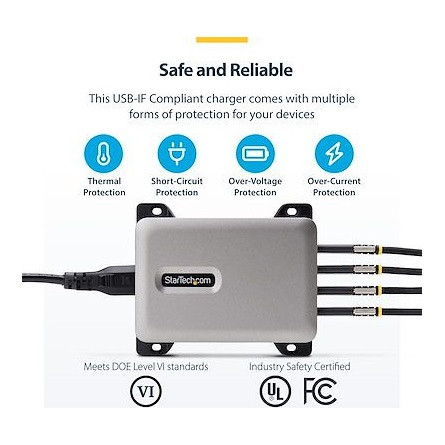 StarTech 4-PORT USB-C CHARGER 240W
