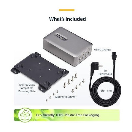 StarTech 4-PORT USB-C CHARGER 240W