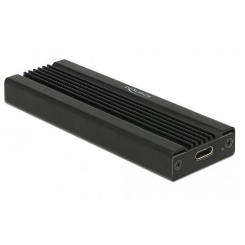 Delock HDD Ház - 42600 (M.2 NVME PCIe SSD(2280, 2260, 2242, 2230) -> USB 10Gbps (USB3.1 Gen2) USB Type-C anya)