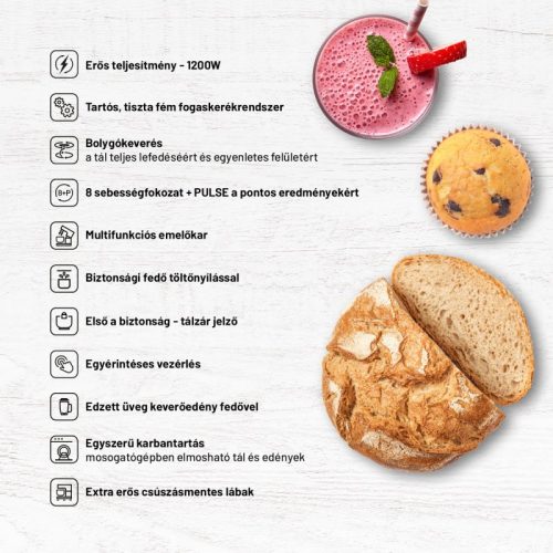 Lauben Kitchen Machine 1200WT Konyhai robotgép