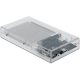 Delock 2.5" SATA3 USB3.1 C külső ház átlátszó