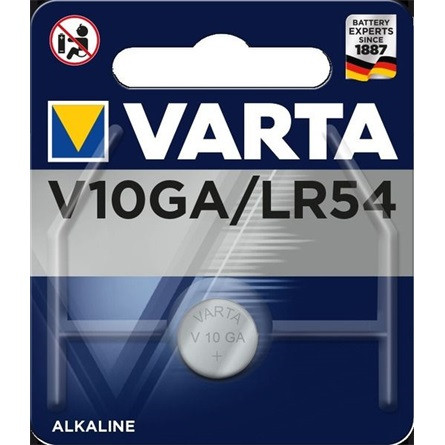 Varta V10GA alkáli gombelem 1 db/bliszter