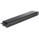 Delock Patch Panel - 43298 (Cat6 patch panel, 24 port, 1U, árnyékolt, fekete)