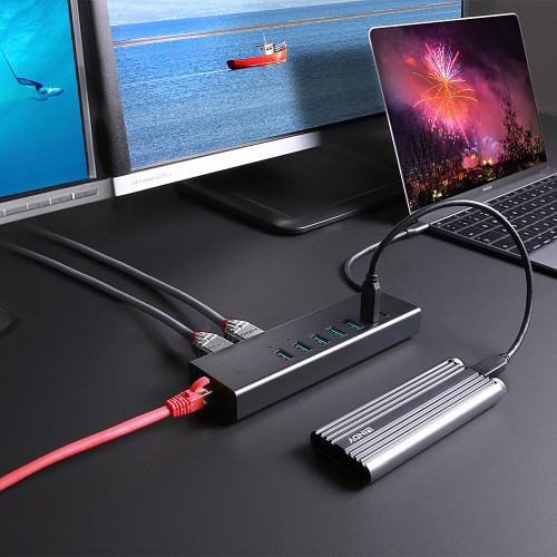 LINDY USB-C Laptop Mini dokkoló állomás 2x 4K HDMI