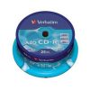 Verbatim CD-R írható CD lemez 700MB 25db hengeres