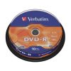 Verbatim DVD-R írható DVD lemez 4,7GB 10db hengeres