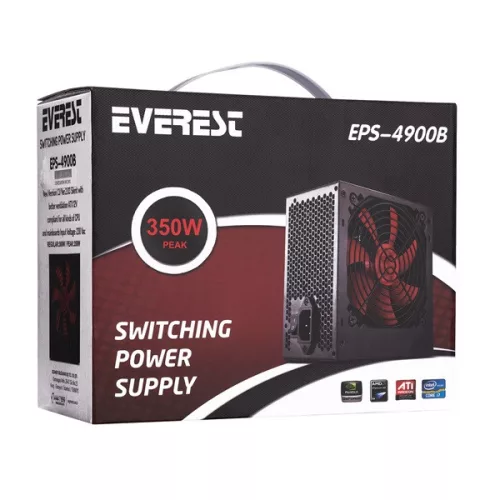 Everest Tápegység - 350W EPS-4900B  (12cm ventilátor)
