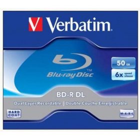   Verbatim BD-R írható két rétegű Blu-Ray lemez 50GB nyomtatható normál tok