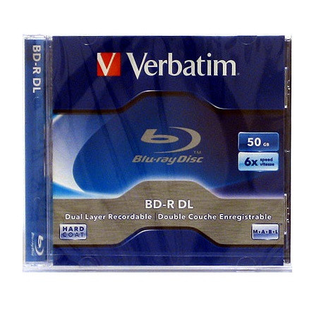 Verbatim BD-R írható két rétegű Blu-Ray lemez 50GB normál tok