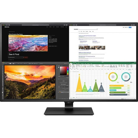 LG 43UN700P-B 42.5" IPS LED monitor fekete