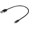 Sandberg Kábel - USB>Lightning MFI 0.2m Black