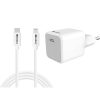 Sandberg Telefon töltő - USB-C AC Charger 20W +Lightning 1M