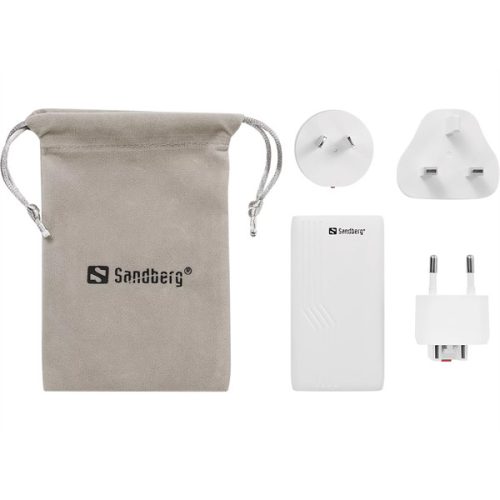 SANDBERG 4in1 TravelCharger 2xUSB-C 65W