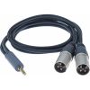 ifi Jack 4,4mm -> 2db XLR M/M audio kábel fekete Standard Edition