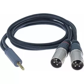   ifi Jack 4,4mm -> 2db XLR M/M audio kábel fekete Standard Edition