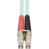 StarTech OM4 MULTIMODE FIBER CABLE AQUA - LC/LC - 50/125 - 40/100GB