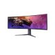 LG Monitor 45" Gamer - 45GR75DC-B (Ívelt; VA; 32:9; 5120x1440; 200Hz; 1ms; 400cd; HDMIx2; DP; USB; F-Sync; HDR, Mag.áll)