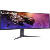 LG 45GR75DC-B UltraGear 44.5" ívelt VA LED gaming monitor fekete 200Hz FreeSync Premium Pro