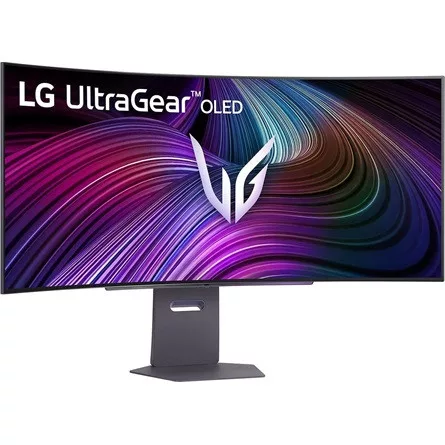 LG UltraGear 45GX90SA 44.5" ívelt OLED smart gaming monitor fehér 240Hz G-Sync / FreeSync Premium