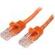StarTech RJ45 CAT5e UTP -> RJ45 CAT5e UTP M/M adatkábel 10m narancssárga