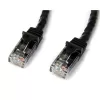 StarTech RJ45 CAT5e UTP -> RJ45 CAT5e UTP M/M adatkábel 1m fekete