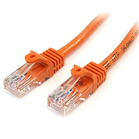 StarTech RJ45 CAT5e UTP -> RJ45 CAT5e UTP M/M adatkábel 3m narancssárga