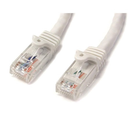 StarTech RJ45 CAT5e UTP -> RJ45 CAT5e UTP M/M adatkábel 3m fehér