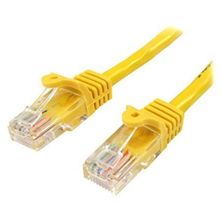 StarTech RJ45 CAT5e UTP -> RJ45 CAT5e UTP M/M adatkábel 0.5m sárga