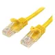 StarTech RJ45 CAT5e UTP -> RJ45 CAT5e UTP M/M adatkábel 0.5m sárga
