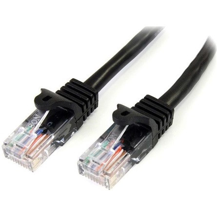 StarTech RJ45 CAT5e UTP -> RJ45 CAT5e UTP M/M adatkábel 5m fekete