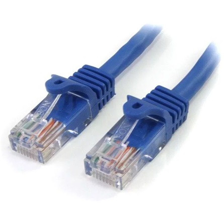 StarTech RJ45 CAT5e UTP -> RJ45 CAT5e UTP M/M adatkábel 5m kék