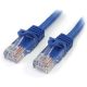 StarTech RJ45 CAT5e UTP -> RJ45 CAT5e UTP M/M adatkábel 5m kék