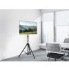 Manhattan TV állvány - Háromlábú, dönthető TV állvány Fekete (max.VESA:600x400)(37"-70"-ig) 35kg teherbírás