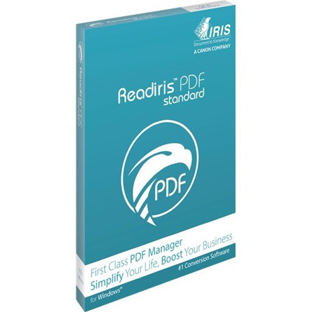 Canon IRIScan Readiris PDF 22 Standard PDF Manager irodai szoftver