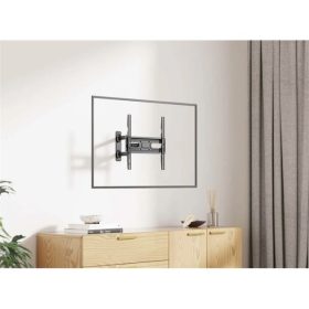   Manhattan TV állvány - Fali, dönthető, forgatható, szintezhető, TV állvány Fekete (max.VESA:400x400)(32"-55"-ig)