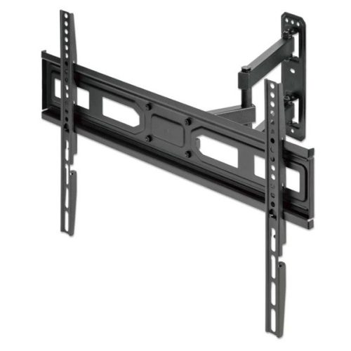 Manhattan TV állvány - Fali, dönthető, forgatható, TV állvány Fekete (max.VESA:600x400)(37"-70"-ig) 35 kg
