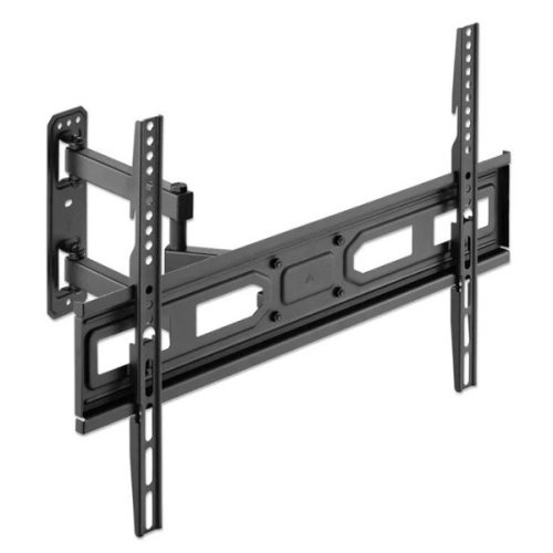 Manhattan TV állvány - Fali, dönthető, forgatható, TV állvány Fekete (max.VESA:600x400)(37"-70"-ig) 35 kg