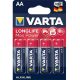 Varta AA (LR6) alkáli elem 4db