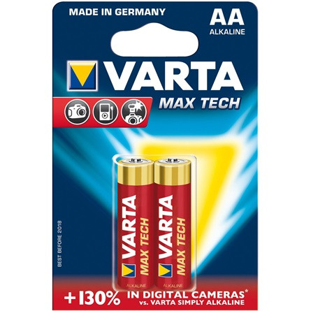 Varta Max Tech AA (R6) alkáli elem 2db