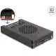 Delock 3.5  Mobil állvány 2 x M.2 NVMe SSD-hez OcuLink SFF-8612 konnektorral