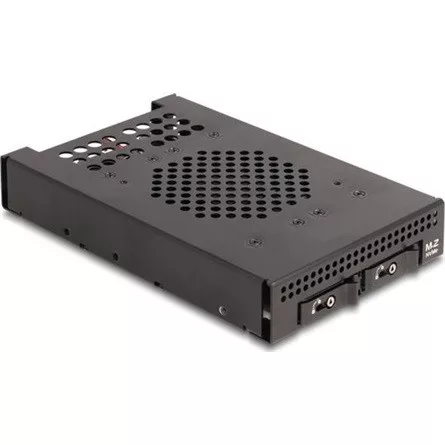 Delock 3.5  Mobil állvány 2 x M.2 NVMe SSD-hez OcuLink SFF-8612 konnektorral