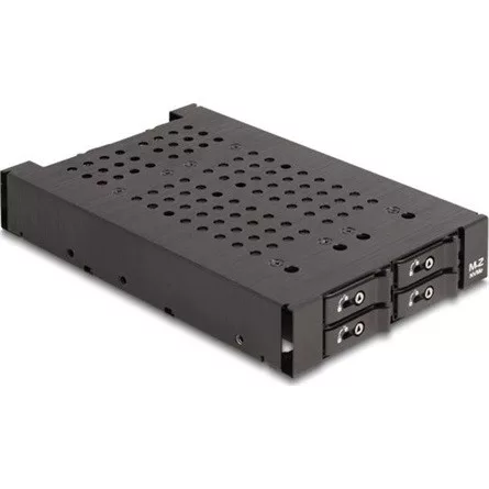 Delock 3.5  Mobil állvány 4 x M.2 NVMe SSD-hez Slim SAS SFF-8654 konnektorral